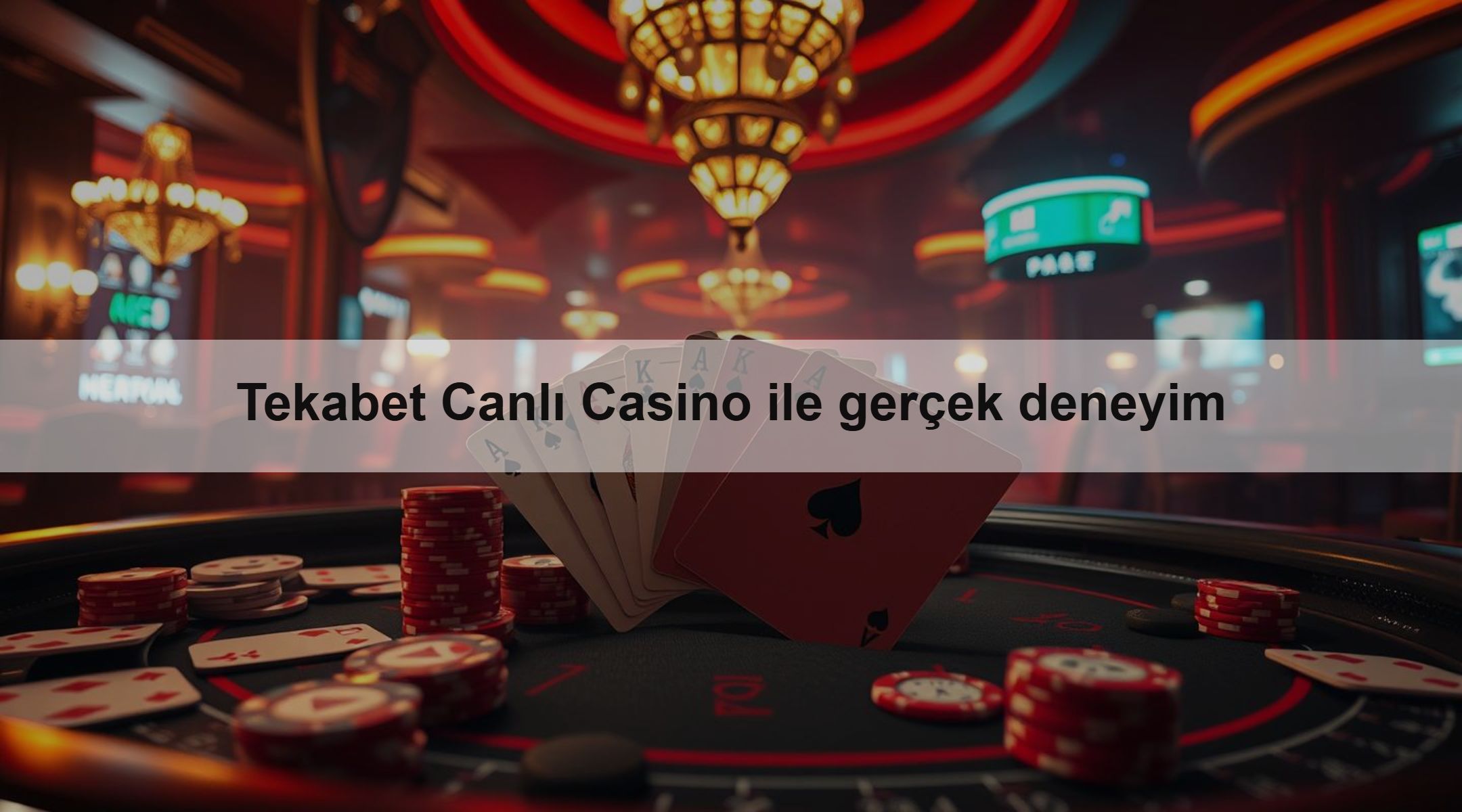 Tekabet Canlı Casino ile gerçek deneyim