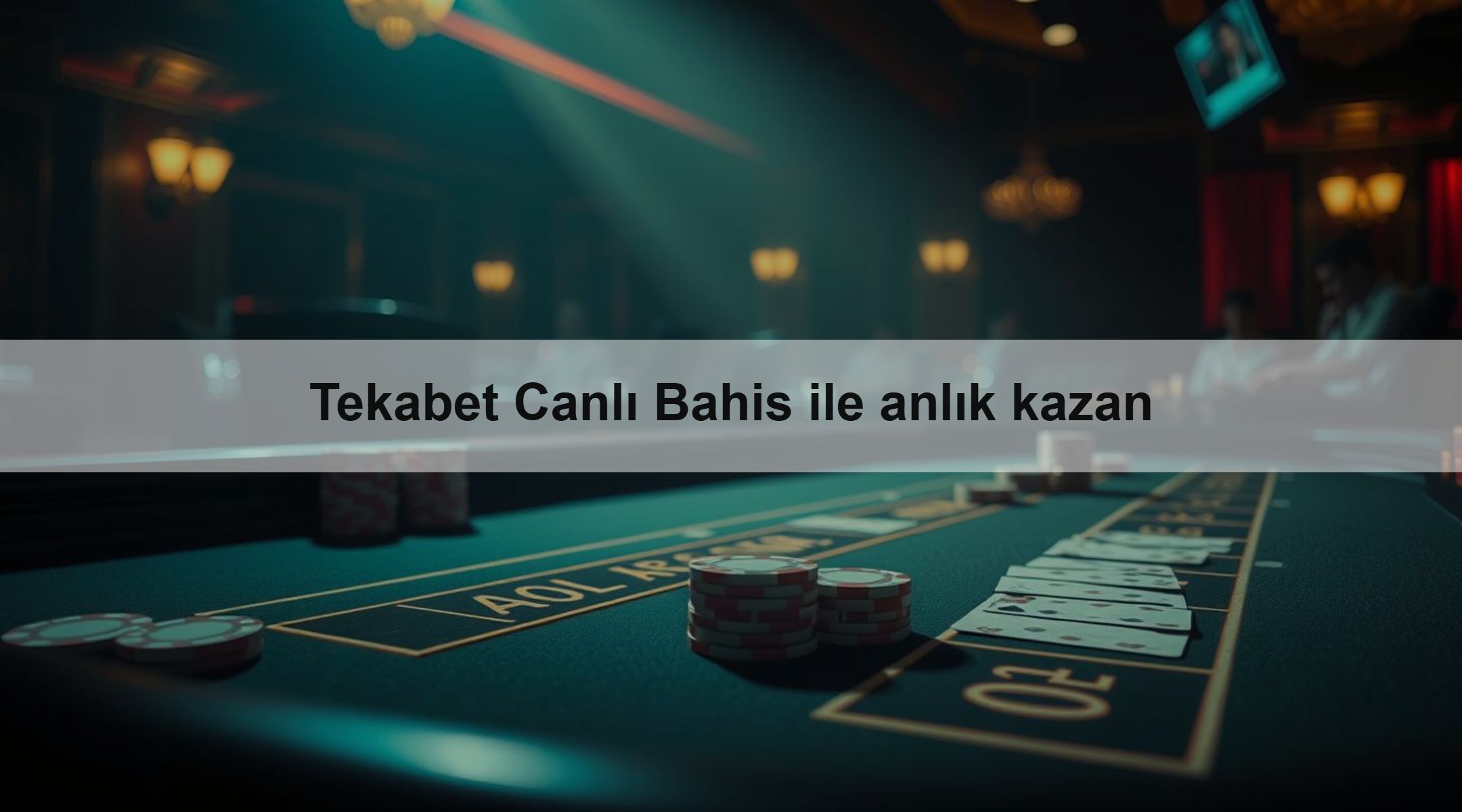 Tekabet Canlı Bahis ile anlık kazan